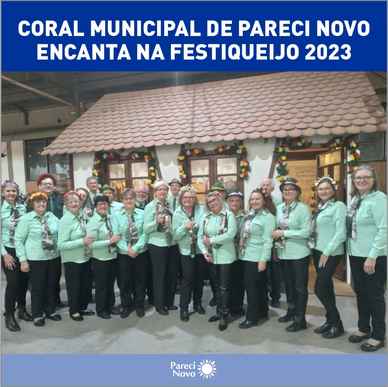 Coral Municipal de Pareci Novo encanta na Festiqueijo 2023!