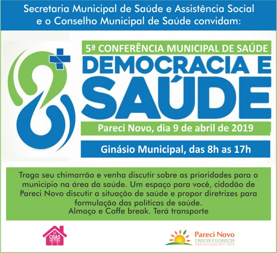 Conferncia Municipal de Sade